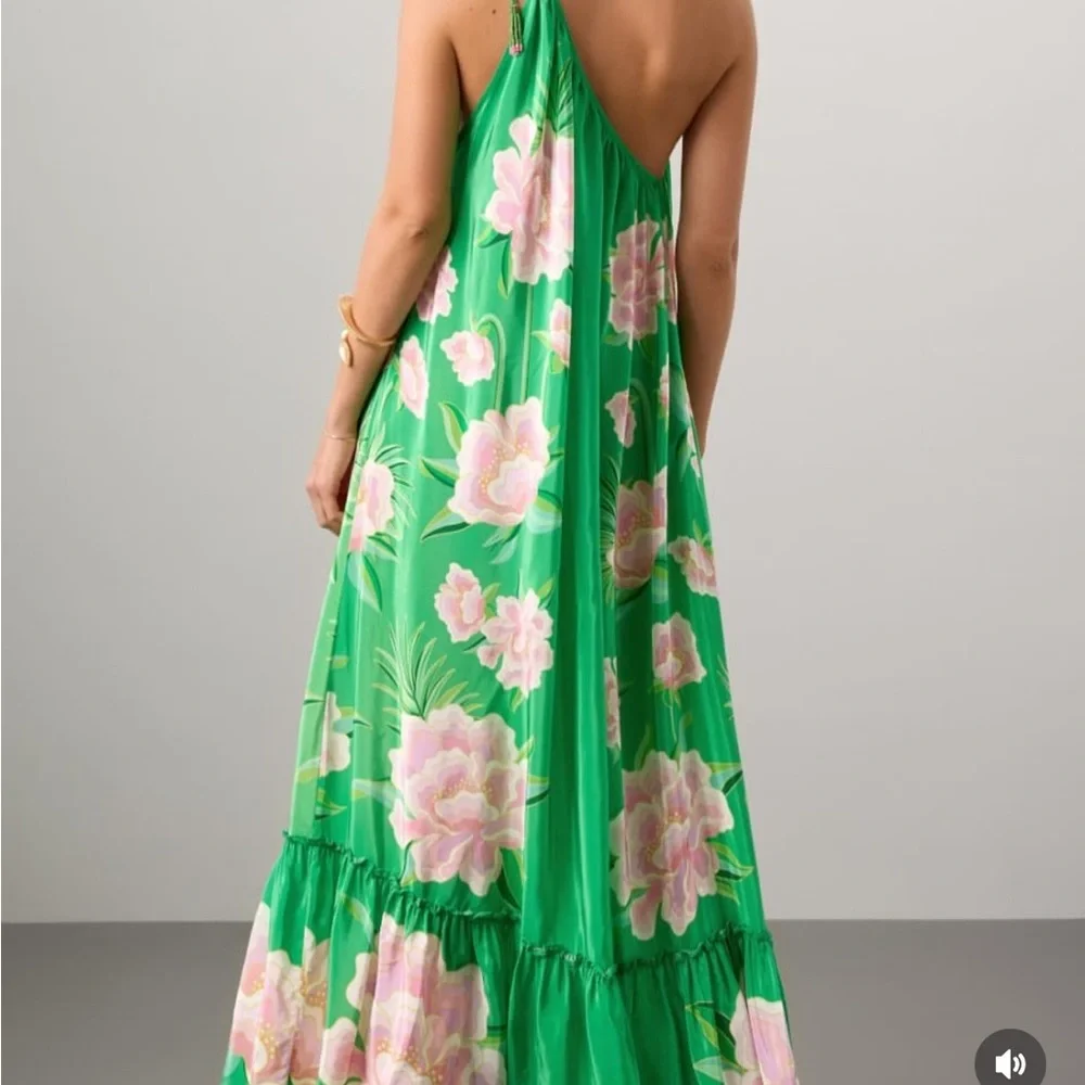 Farm Rio one shoulder  Maxi Dress - Picture 3 of 4